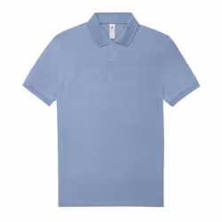 B&C Mens My Polo Shirt - S, Heather Blue