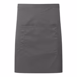 Premier Pocket Short Apron - One Size, Dark Grey
