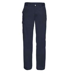 Russell Mens Polycotton Work Trousers - 44R, French Navy