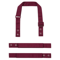 Premier Swap & Pop Customizable Apron Straps - One Size, Burgundy