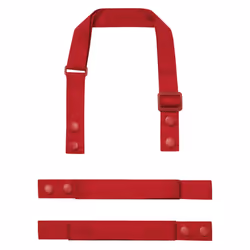 Premier Swap & Pop Customizable Apron Straps - One Size, Red