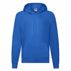 Fruit of the Loom Unisex Adult Lightweight Hooded Sweatshirt - S, Royal Blue