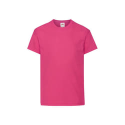 Fruit of the Loom Childrens/Kids Original T-Shirt - 5-6 Years, Fuchsia