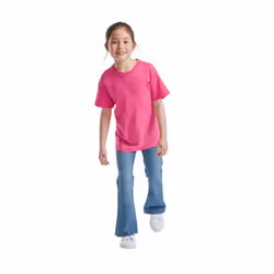 Fruit of the Loom Childrens/Kids Original T-Shirt - 5-6 Years, Fuchsia