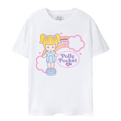 Polly Pocket Womens/Ladies Doll T-Shirt - L, White