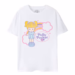 Polly Pocket Womens/Ladies Doll T-Shirt - 3XL, White