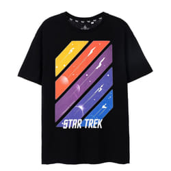 Star Trek Mens Ships In Space Short-Sleeved T-Shirt - 3XL, Black