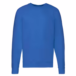 Fruit of the Loom Unisex Adult Lightweight Raglan Sweatshirt - S, Royal Blue