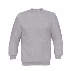 B&C Unisex Adult Set-in Sweatshirt - S, Heather Grey