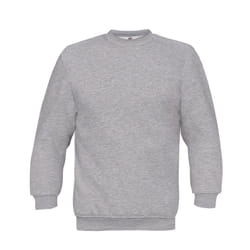 B&C Unisex Adult Set-in Sweatshirt - S, Heather Grey