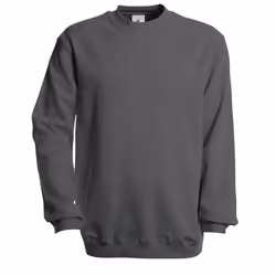 B&C Unisex Adult Set-in Sweatshirt - S, Steel Grey