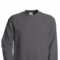 B&C Unisex Adult Set-in Sweatshirt - S, Steel Grey