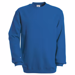 B&C Unisex Adult Set-in Sweatshirt - S, Royal Blue