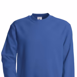 B&C Unisex Adult Set-in Sweatshirt - S, Royal Blue