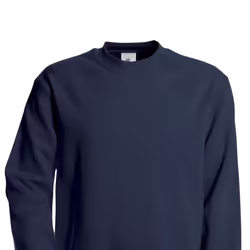 B&C Unisex Adult Set-in Sweatshirt - S, Navy