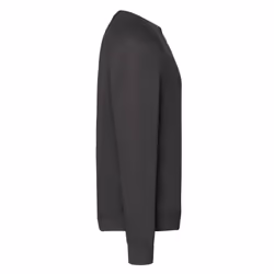 Fruit Of The Loom Mens Classic 80/20 Raglan Sweatshirt - 3XL, Black
