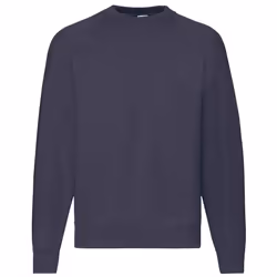 Fruit Of The Loom Mens Classic 80/20 Raglan Sweatshirt - XL, Deep Navy