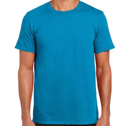 Gildan Mens Short Sleeve Soft-Style T-Shirt - 3XL, Antique Sapphire
