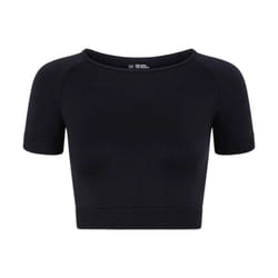 Silky Girls Plain Crop Top