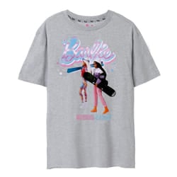 Barbie Womens/Ladies Merry & Bright Short-Sleeved T-Shirt - 3XL, Grey Marl