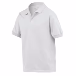 Gildan Childrens/Kids Dryblend Jersey Polo Shirt - 12-13 Years, White