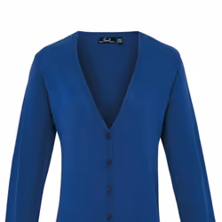 Premier Womens/Ladies Cotton Acrylic V Neck Cardigan - 8 UK, Royal Blue