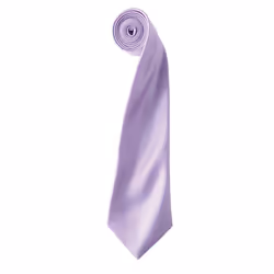 Premier Unisex Adult Colours Satin Tie - One Size, Lilac