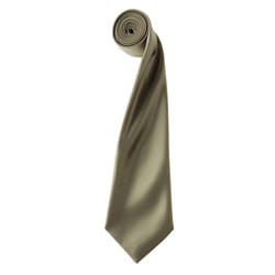 Premier Unisex Adult Colours Satin Tie - One Size, Sage