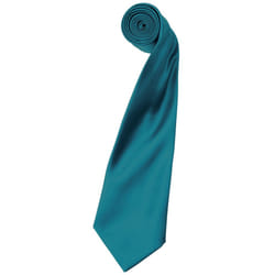 Premier Unisex Adult Colours Satin Tie - One Size, Teal