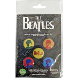 The Beatles J,P,G&R Badge (Pack of 5)