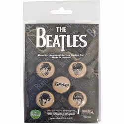 The Beatles She Loves You Vintage Badge (Pack of 5)