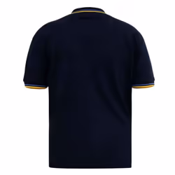 D555 Mens Hamford 1 Tipped Pique Ribbed Collar Kingsize Polo Shirt - 5XL, Dark Navy