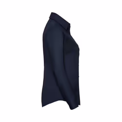 Russell Womens/Ladies Oxford Easy-Care Long-Sleeved Shirt - 3XL, Bright Navy