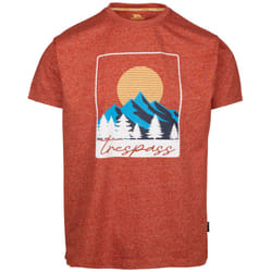 Trespass Mens Idukki T-Shirt - S, Burnt Orange