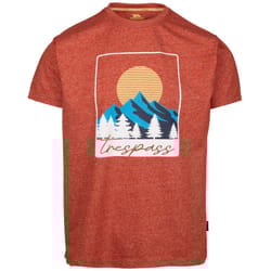 Trespass Mens Idukki T-Shirt - L, Burnt Orange