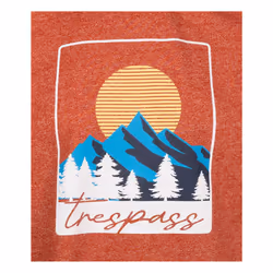 Trespass Mens Idukki T-Shirt - L, Burnt Orange