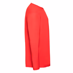 Fruit of the Loom Mens Valueweight Long-Sleeved T-Shirt - L, Red