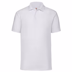 Fruit of the Loom Mens 65/35 Polycotton Pique Polo Shirt - M, White