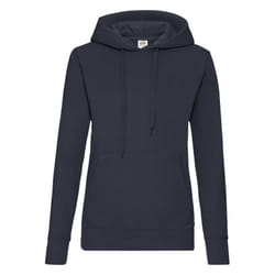 Fruit of the Loom Womens/Ladies Classic 80/20 Lady Fit Hoodie - M, Deep Navy