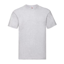 Fruit of the Loom Mens Original Heather T-Shirt - XXL, Grey