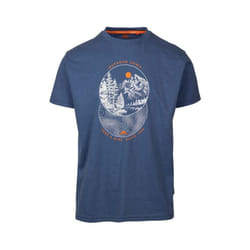 Trespass Mens Flagel Casual T-Shirt - XL, Indigo Blue Marl