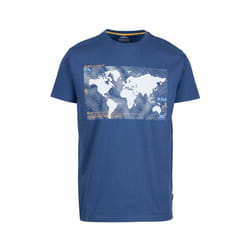 Trespass Mens Chera Printed T-Shirt - S, Indigo