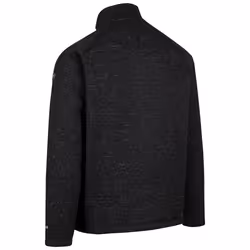 Trespass Mens Corsham Marl Half Zip Fleece Top - L, Black