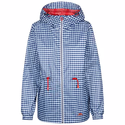 Trespass Womens/Ladies Niggle TP75 Checked Waterproof Jacket - M, Navy Gingham