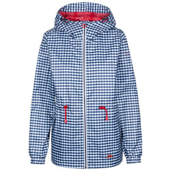 Trespass Womens/Ladies Niggle TP75 Checked Waterproof Jacket - M, Navy Gingham