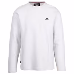 Trespass Mens Calverley Sweatshirt - L, Off White Marl