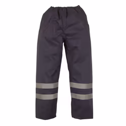 Yoko Unisex Adult Waterproof Hi-Vis Over Trousers - 42R, Navy