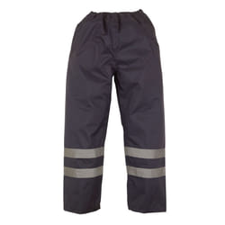 Yoko Unisex Adult Waterproof Hi-Vis Over Trousers - 50R, Navy