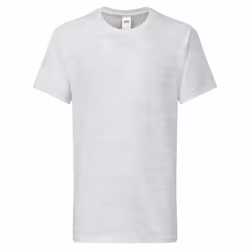 Fruit of the Loom Childrens/Kids Iconic 195 Plain T-Shirt - 12-13 Years, Heather Grey