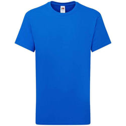 Fruit of the Loom Childrens/Kids Iconic 195 Plain T-Shirt - 12-13 Years, Royal Blue